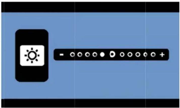 Pro-User DRC4340 - BRIGHTNESS setting (Lum nosité) - 1