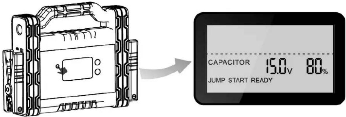 Pro-User SC1600A - PREPARING THE JUMP STARTER - CHARGING THE SUPERCAPACITOR - 3