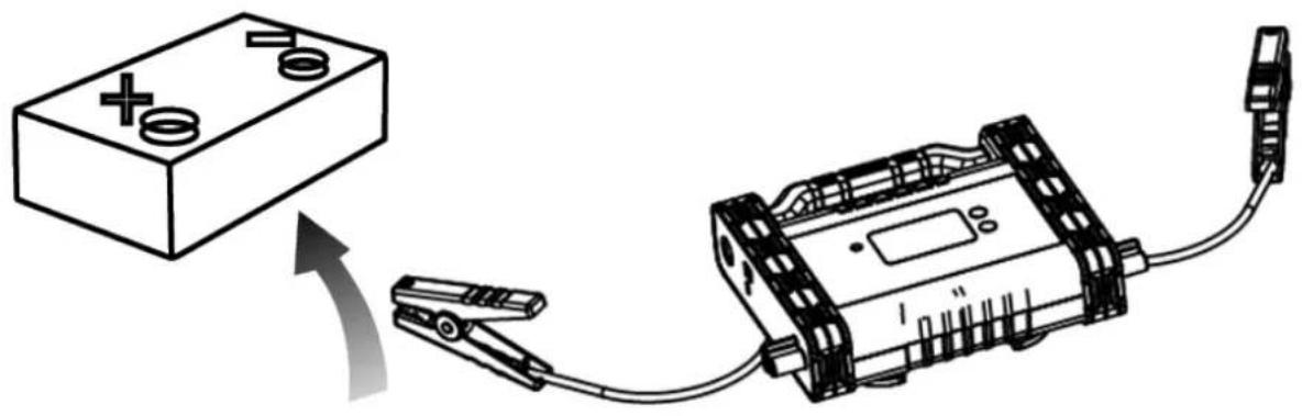 Pro-User SC1600A - JUMP-STARTING YOUR CAR (12V) - 1
