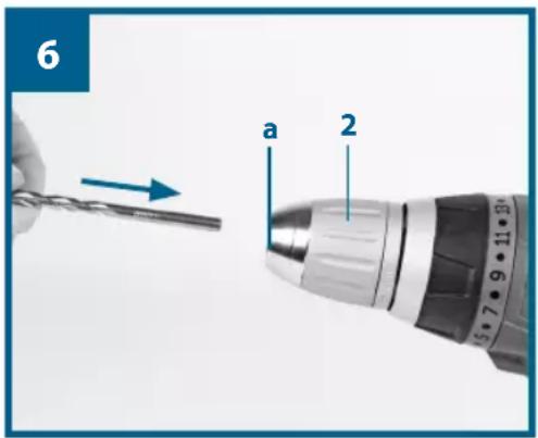 Workzone WZAS 14 4 Li - Cambio dell'utensile (Fig. 6) - 1