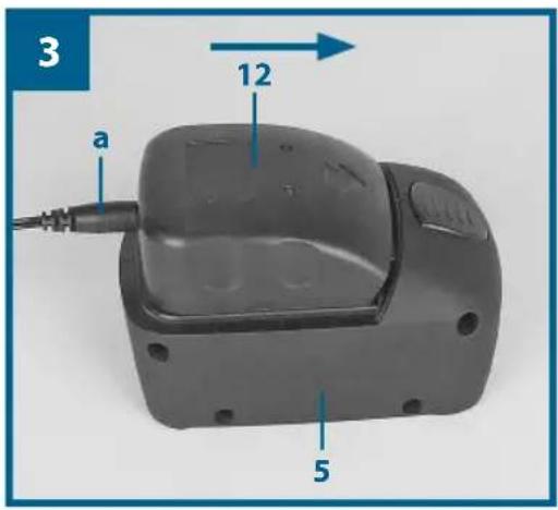 Workzone WZAS 14 4/1 Li - Ricarica della batteria (Fig. 2-3) - 2