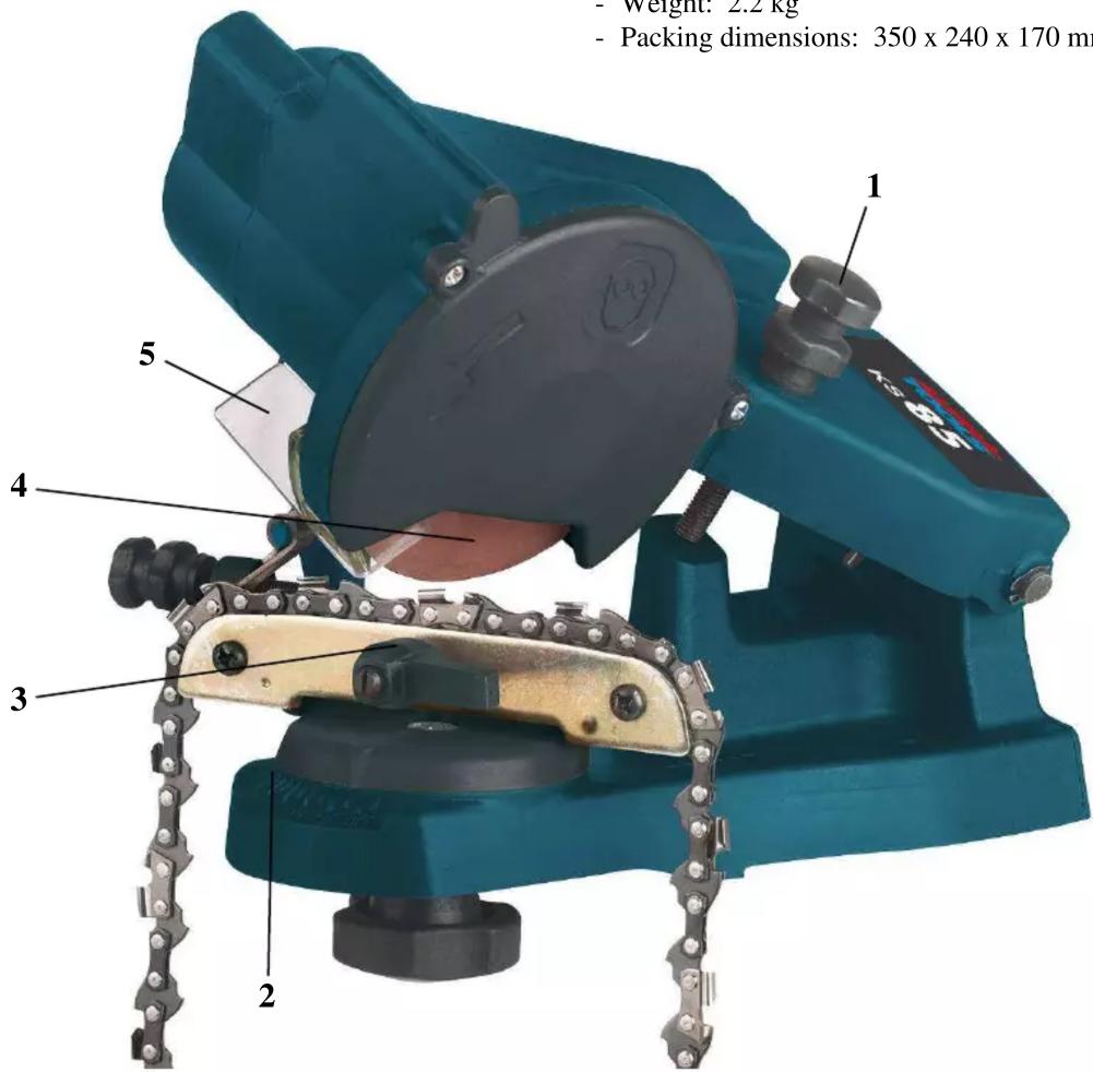 Alpha Tools KS 85 - Technical data: - 1