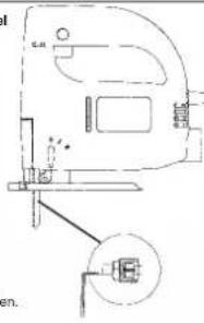 Alpha Tools PS 520E - Sägeblattwechsel - 1