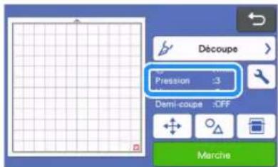 BROTHER SDX2200D - Changement du réglage de la pression de découpe - 3