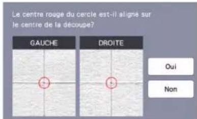 BROTHER SDX2200D - L'écran des résultats de l'ajustement apparait. - 1