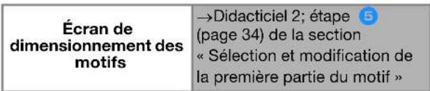 BROTHER SDX2200D - Fonctions disponibles dans l'écran suivant - 1