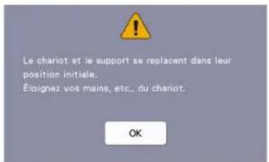 BROTHER SDX1250 - Appuyez sur la touche « Réglage de la position de numérisation/coupe » de l'écran de réglages. - 2