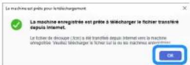 BROTHER SDX1250 - Cliquez sur [Transférer le fichier FCM via Internet]. - 2