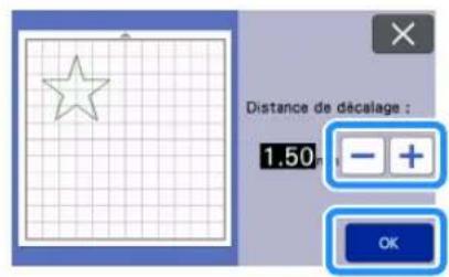 BROTHER SDX1250 - Ajout d'une ligne de décalage au motif - 4