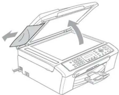 BROTHER MFC-260C - Le document est coincide a l'intérieur du chargeur - 1