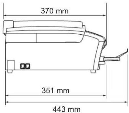 BROTHER MFC-260C - Dimensions - 4