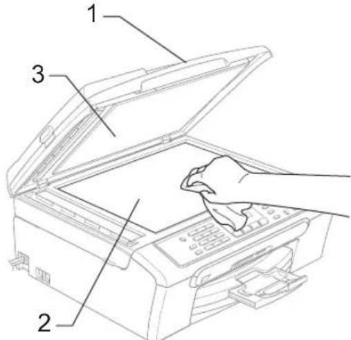 BROTHER MFC-260C - Nettoyage du scanner - 1