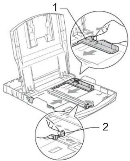 BROTHER MFC-260C - Chargement du papier et autres supports - 2