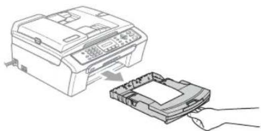 BROTHER MFC-260C - Pour enlever les imprimés de petit format de l'ordinateil - 1