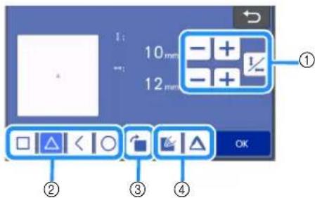 10 mm 12 mm ① ② ③ ④
