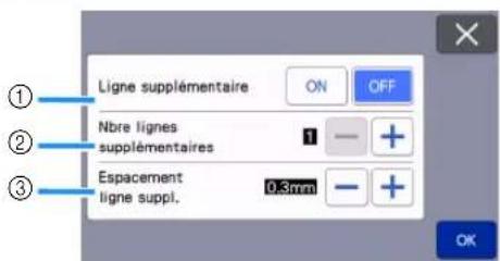 BROTHER SDX125i - ■Traçage de contours de motifs plus épais - 2