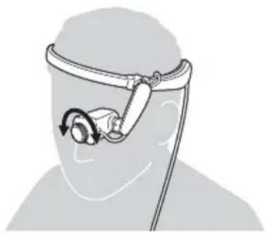 BROTHER AiRScouter WD-370B - Faire la mise au point de l'image - 1