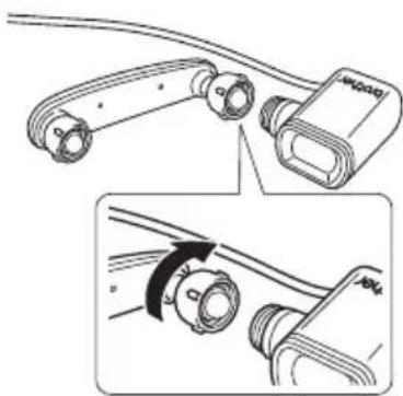 BROTHER AiRScouter WD-360B - Basculer l'affichage de l'écran sur l'œil droit - 3