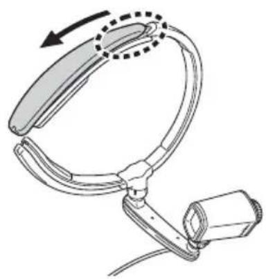 BROTHER AiRScouter WD-360B - Fixer le bandeau arrière - 1
