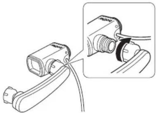 BROTHER AiRScouter WD-350B - Basculer l'affichage de l'écran sur l'œil droit - 6