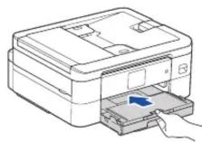 BROTHER DCP-J1800DW - Chargement du papier Lettre dans le bac à papier - 7