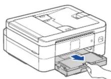 BROTHER DCP-J1800DW - Chargement du papier Lettre dans le bac à papier - 1