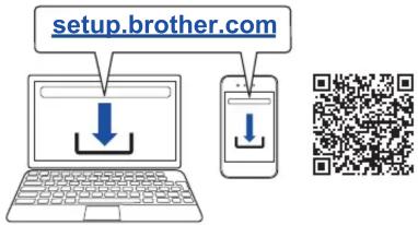 BROTHER DCP-J1800DW - Connexion de votre ordinateur ou appareil mobile à l'appareil - 1