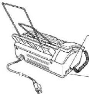BROTHER FAX-575 - ■ Vue arrière - 1