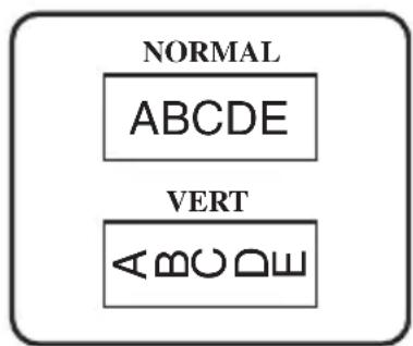 BROTHER P-touch PT-1650 - Modes Normal et Vertical - 1