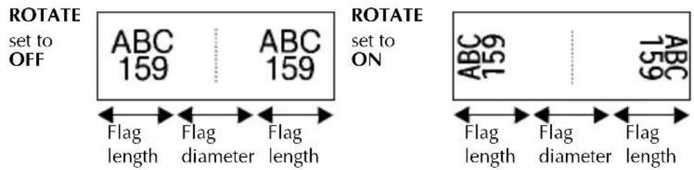 BROTHER P-touch PT-1650 - Flag Mode - 2
