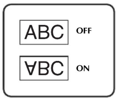BROTHER P-touch PT-1650 - Printing mirrored labels - 1