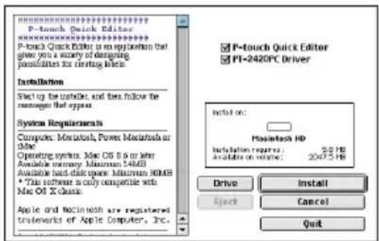 BROTHER P-Touch PT-2420PC - Instalación del P-touch Quick Editor - 3