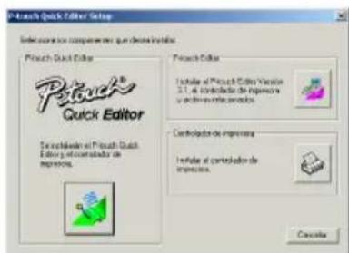 BROTHER P-Touch PT-2420PC - Instalación del P-touch Quick Editor - 2