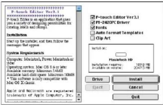 BROTHER P-Touch PT-2420PC - P-touch Editor Ver. 3.1 installieren - 4