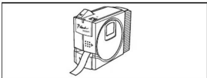 BROTHER P-Touch PT-2420PC - Printing a label - 1