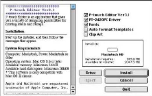 BROTHER P-Touch PT-2420PC - Instalación del P-touch Editor Ver. 3.1 - 4