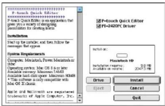 BROTHER P-Touch PT-2420PC - Installation de P-touch Quick Editor - 3