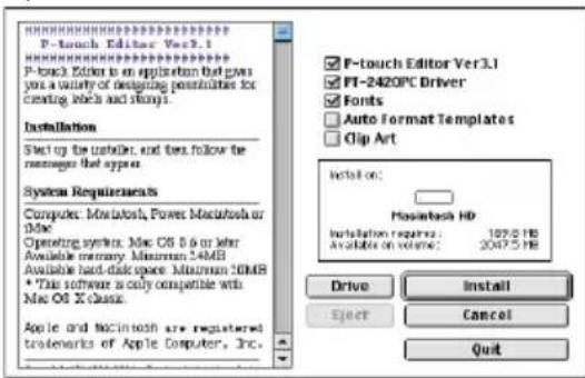 BROTHER P-Touch PT-2420PC - Installation de P-touch Editor Ver.3.1 - 4