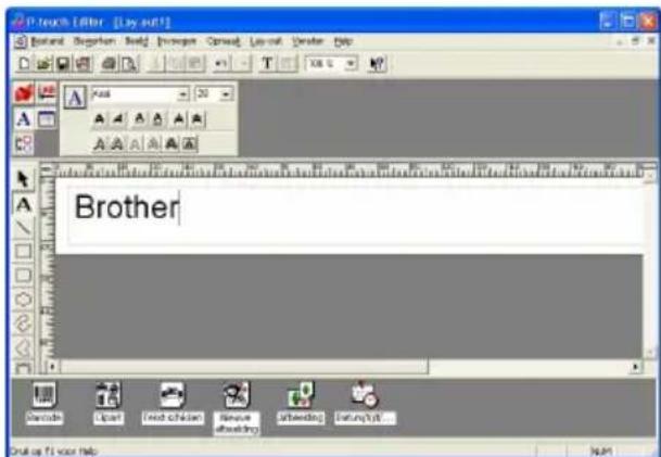 BROTHER P-Touch PT-2420PC - Een neue lay-out make - 2