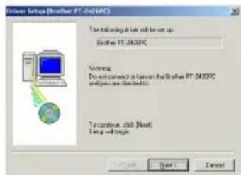 BROTHER P-Touch PT-2420PC - Custom - 2
