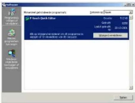 BROTHER P-Touch PT-2420PC - Verwijdersen van de software en de printerdriver - 1
