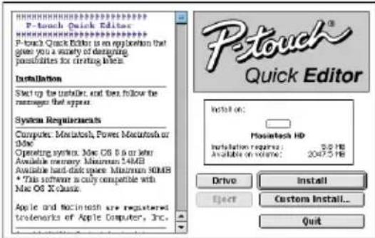 BROTHER P-Touch PT-2420PC - Färe installation - 2