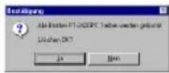 BROTHER P-Touch PT-2420PC - Wenn "Brother P-touch 2420PC Löschen" ausgewählt wurde: - 1