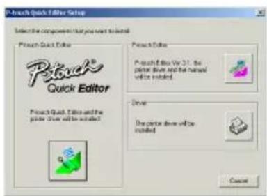 BROTHER P-Touch PT-2420PC - Installing P-touch Editor Ver. 3.1 - 2