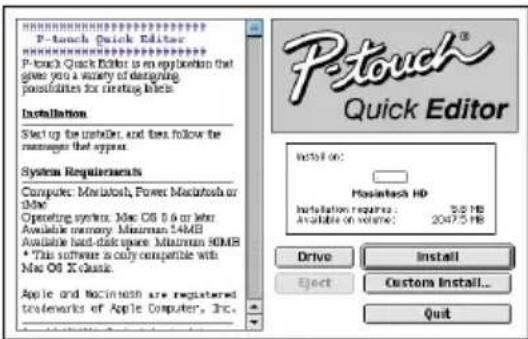 BROTHER P-Touch PT-2420PC - Installing P-touch Quick Editor - 2