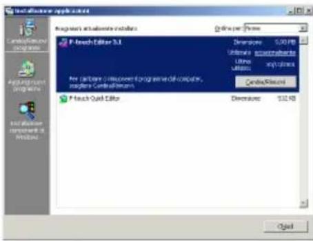 BROTHER P-Touch PT-2420PC - Disinstallazione del software e del driver di stampa - 1