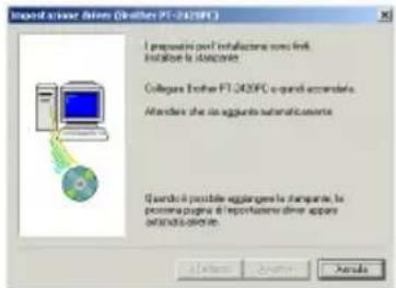 BROTHER P-Touch PT-2420PC - Se si è selezionato "Sostituisci con una nuova Brother PT-2420PC" o "Aggiungi Brother PT-2420PC": - 1