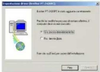 BROTHER P-Touch PT-2420PC - Se si è selezionato "Sostituisci con una nuova Brother PT-2420PC" o "Aggiungi Brother PT-2420PC": - 2