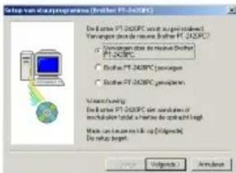 BROTHER P-Touch PT-2420PC - Vervangen, verwijderen of toevoegen van een andere printerdriver - 3