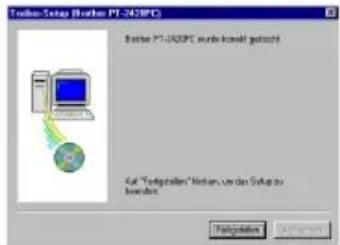 BROTHER P-Touch PT-2420PC - Wenn "Brother P-touch 2420PC Löschen" ausgewählt wurde: - 2